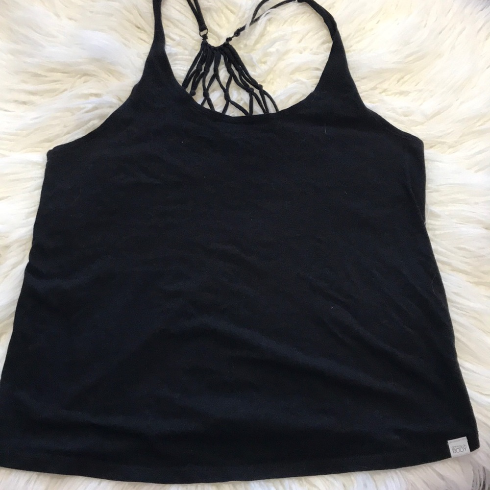 Black tank top